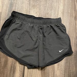 Black/grey Nike running shorts